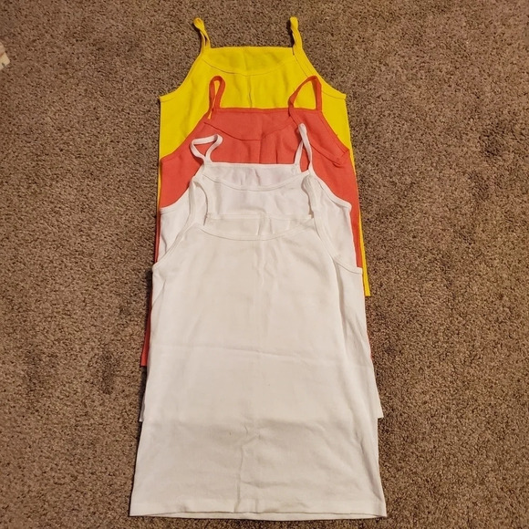Fruit of the Loom 5 PC Girl Camis Tank Tops L - Picture 2 of 7